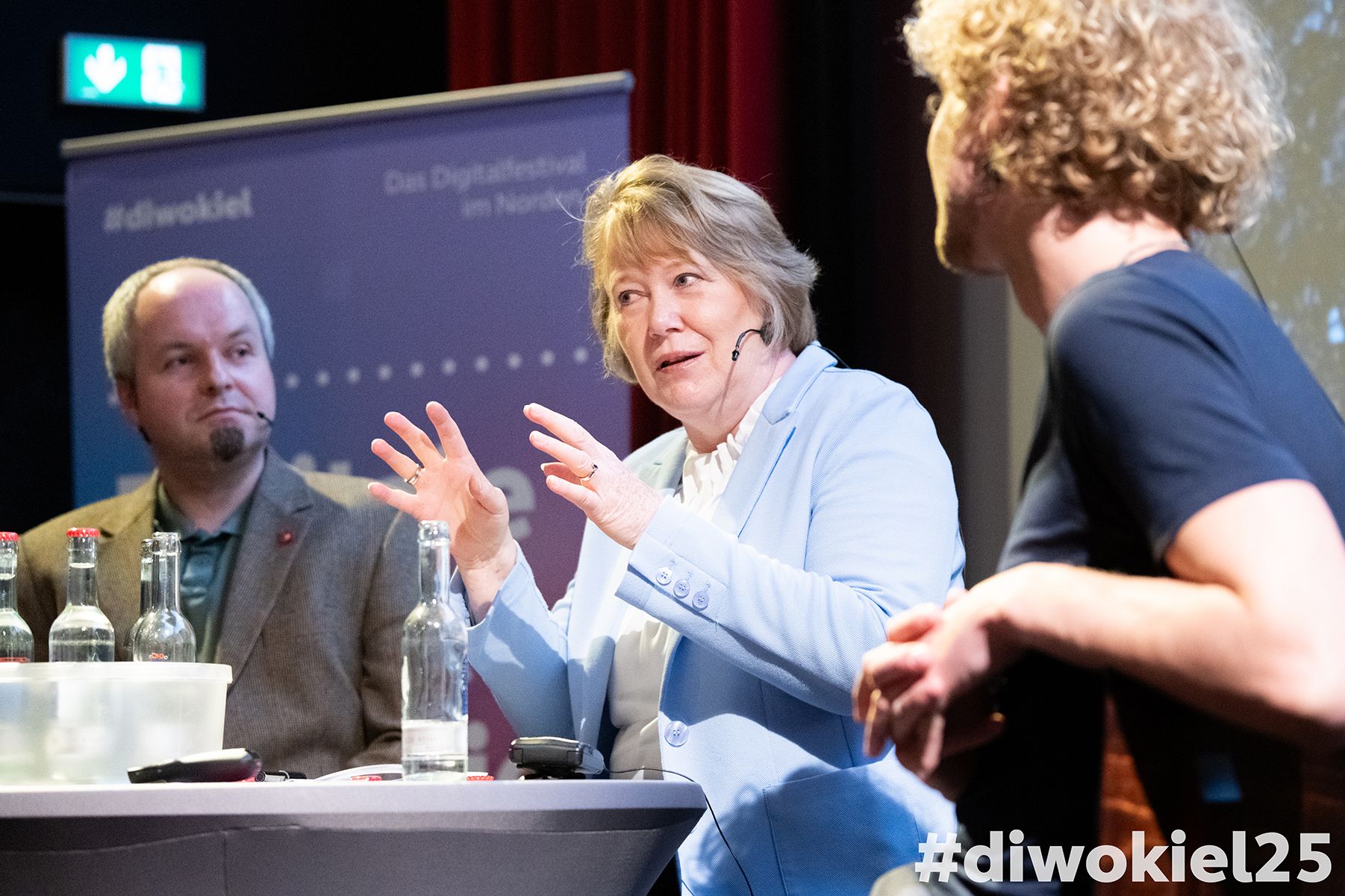Christian Uhle im Gespräch mit Prof. Dr. Doris Weßels