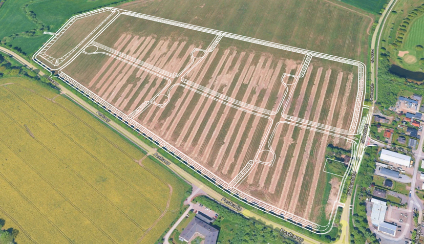 Satellitenbild Lehmkaten 4. Quadrant