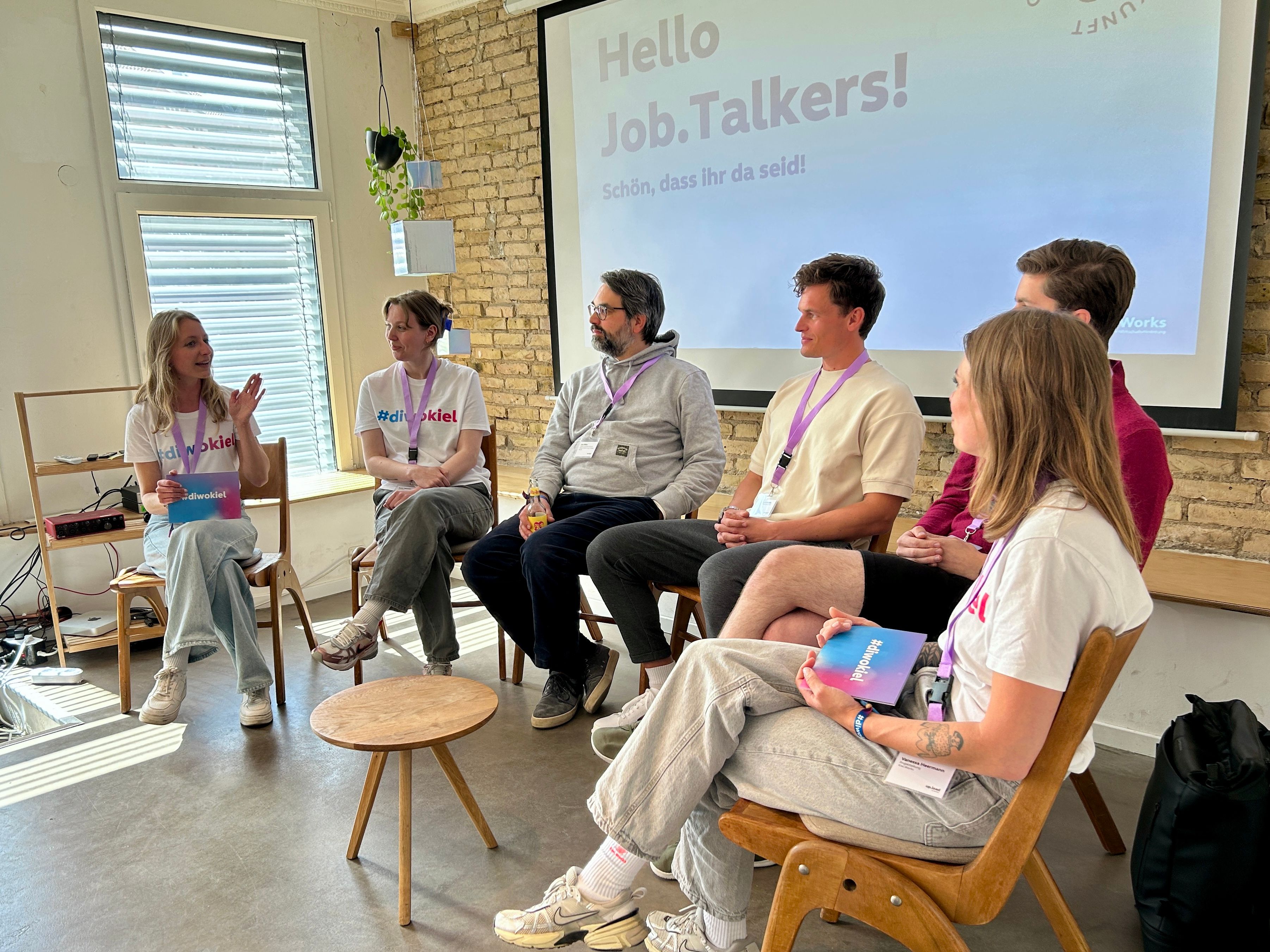 Job.Talk beim up.load Festival
