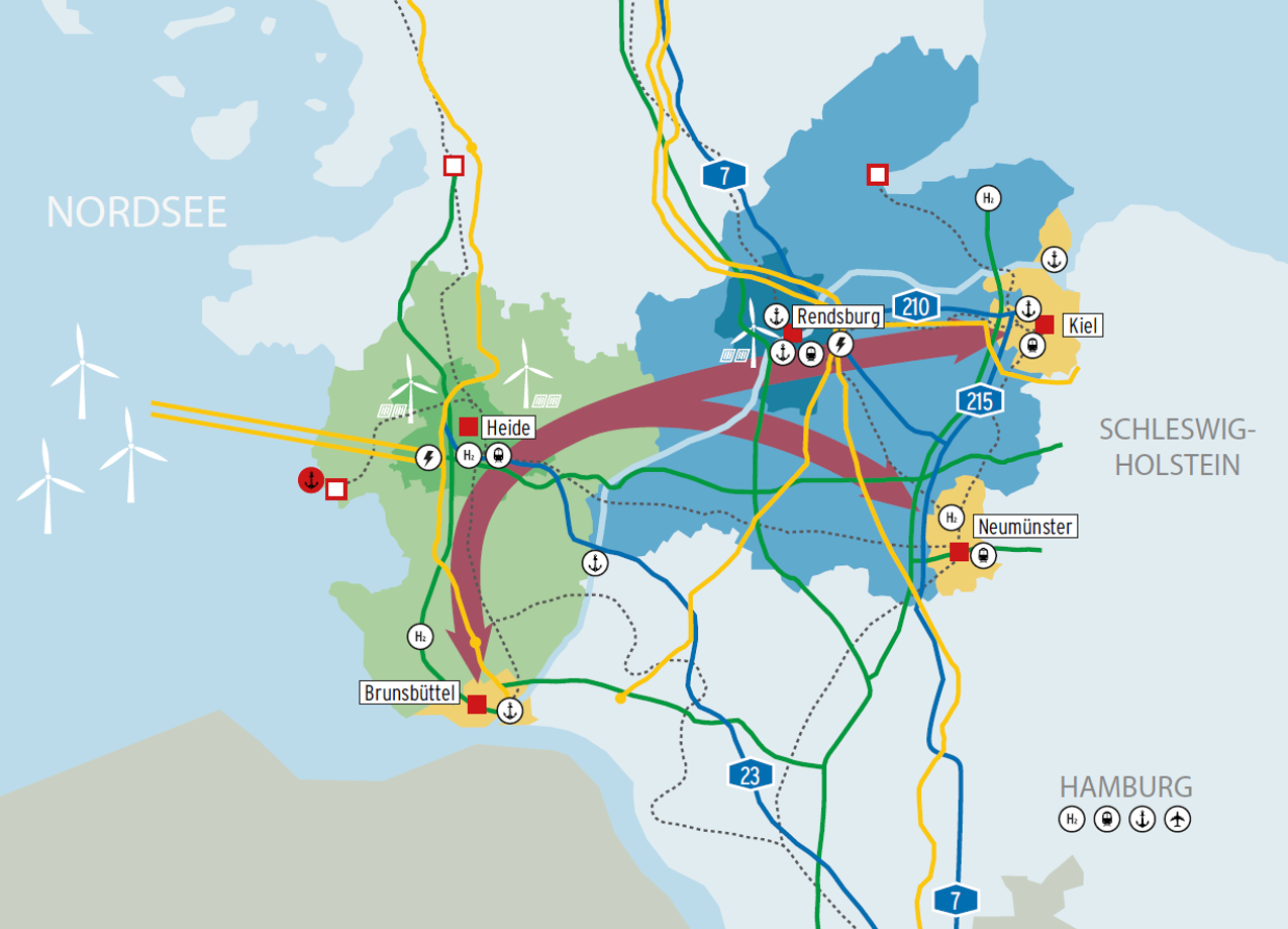 Infrastrukturkarte CEV
