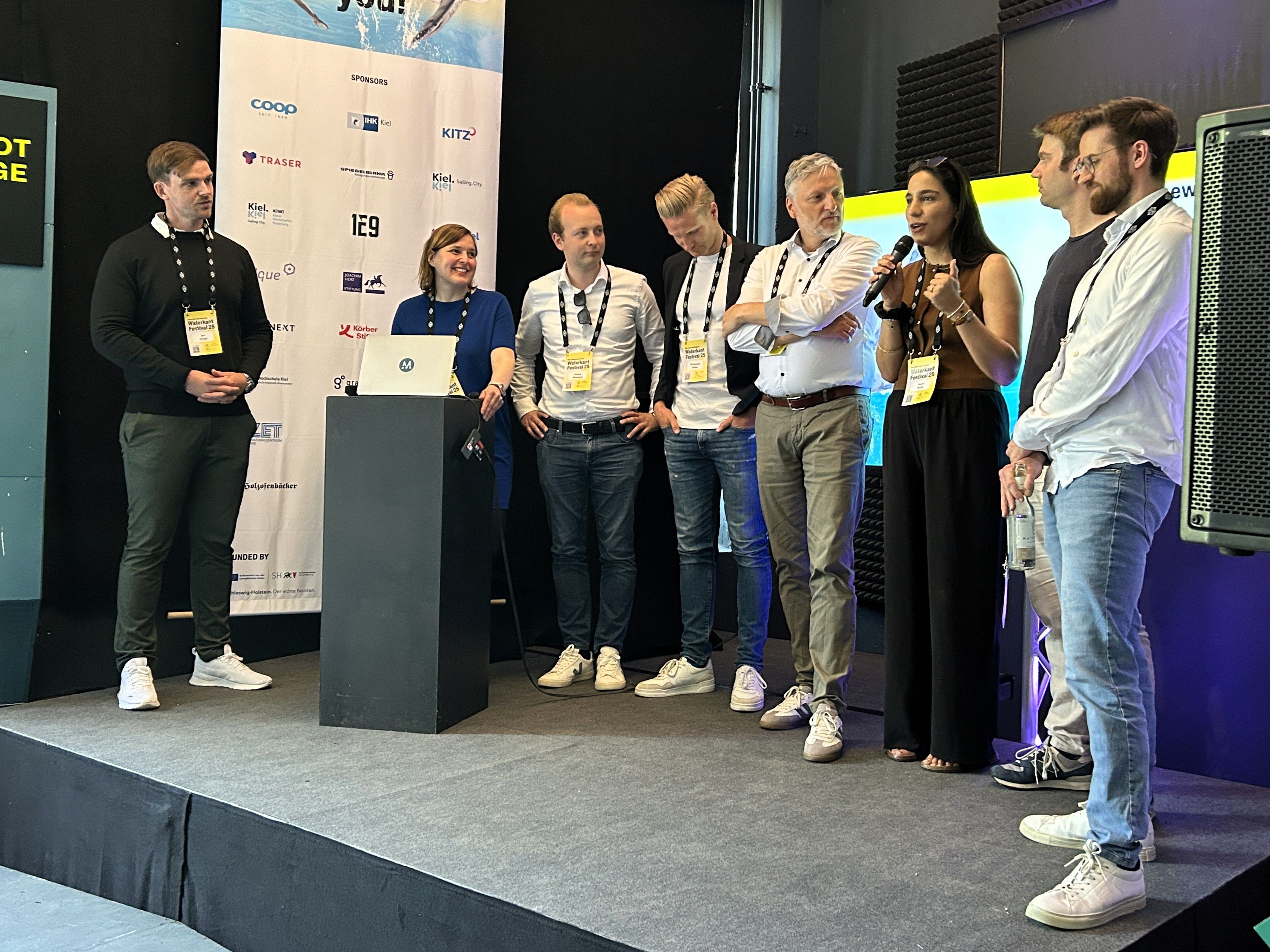 Kiel.Accelerates Start-ups beim Waterkant Festival