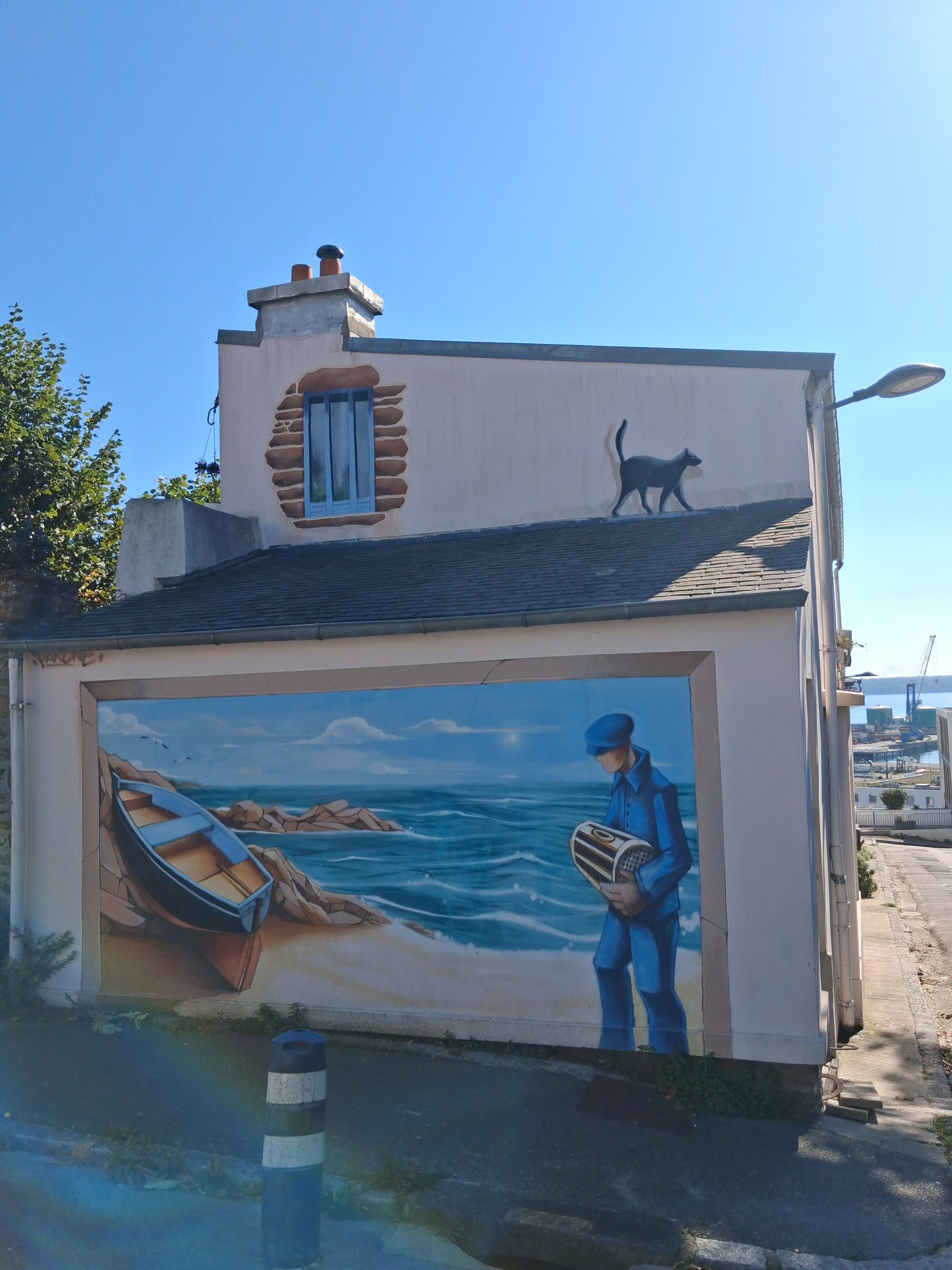Wandmalerei in Brest
