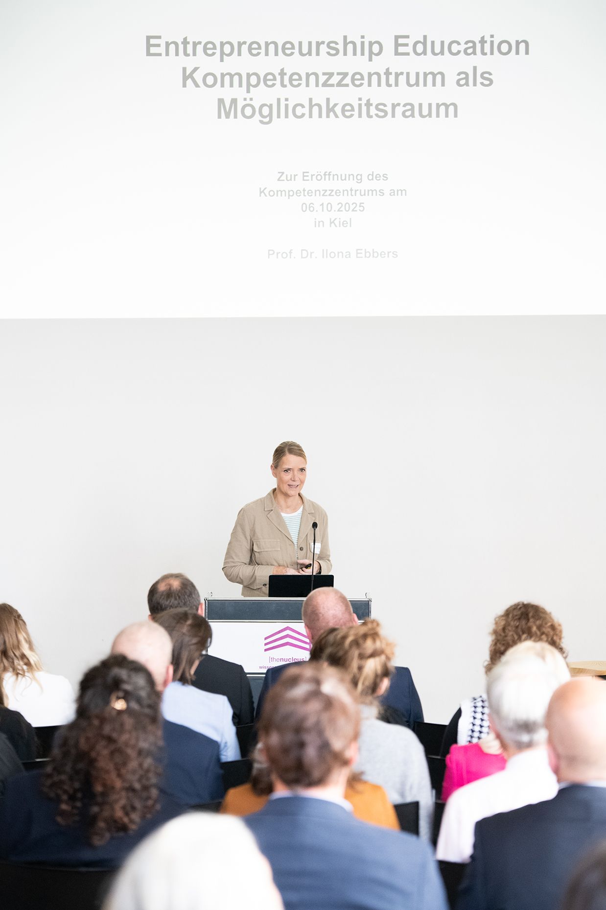 Keynote von Prof. Dr. Ilona Ebbers von der Europa Universität Flensburg