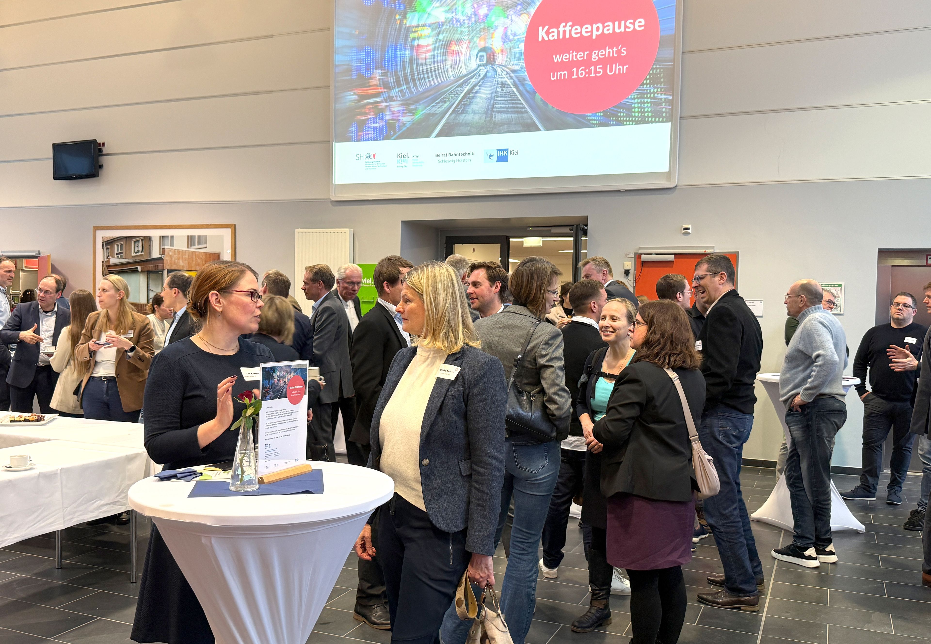 Während der Pausen: Zeit zum Netzwerken