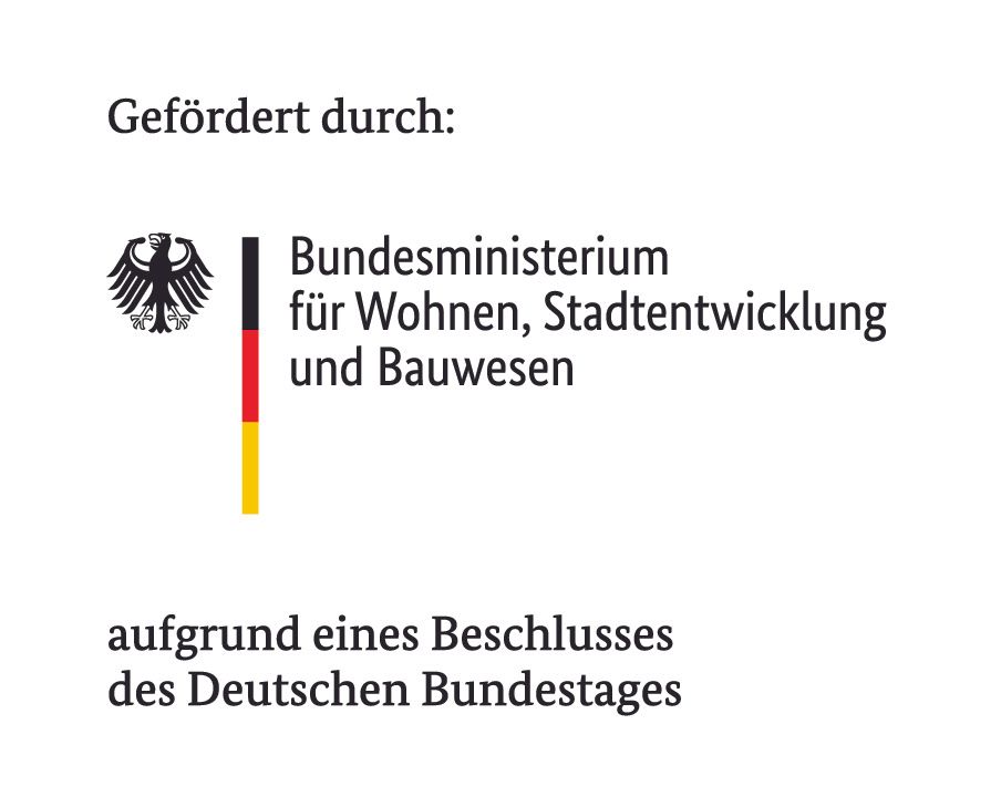 Förderlogo Bundesministerium für Wohnen, Stadtentwicklung und Bauwesen
